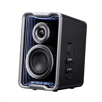 Портативна колонка Manbuzhehuazai Halo2.0SE 30W RGB Black