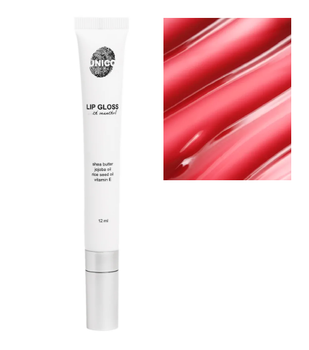 Блиск для губ з ментолом UNICO AMOUR Lip Gloss 10 мл червоний