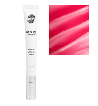 Блиск для губ з ментолом UNICO FLIRT Lip Gloss10 мл рожевий