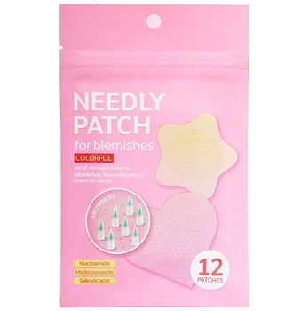Мікроголкові патчі від прищів Needly Patch for blemishes colorful, 12 шт