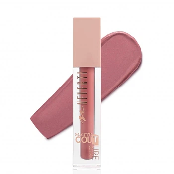 Рiдка матова помада для губ Neverti MATTE COUTURE LIQUID NP804 (101 Nude Romance)
