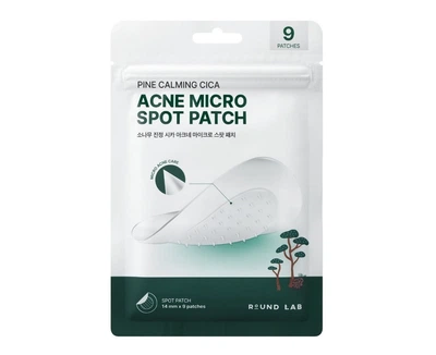 Мікроголкові патчі проти прищів ROUND LAB Pine Calming Cica Acne Micro Spot Patch 9 patches