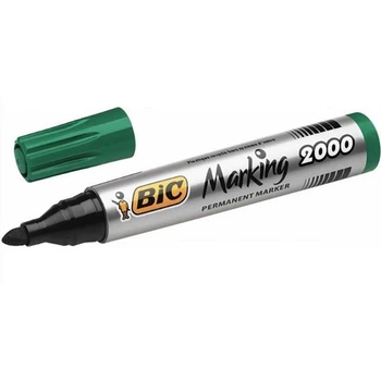 Маркер BIC перманентний зелений 2000 02