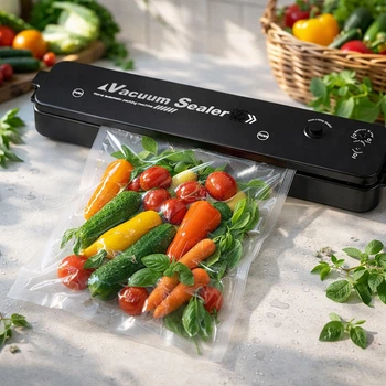 Бытовой вакуумный упаковщик еды Vacuum Sealer