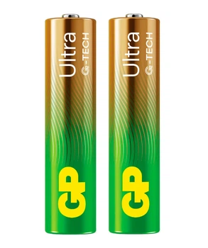 Батарейка мініпальчик AAA GP ULTRA Alkaline LR03 24A 1.5 V 2 шт. блістер