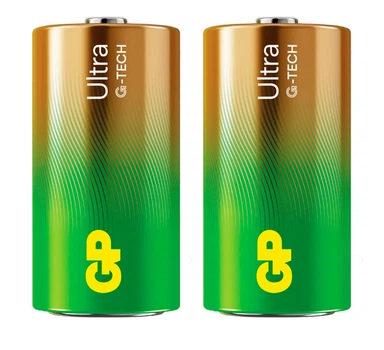 Батарейка мини бочка GP ULTRA Alkaline LR14 14A 1.5V 2 шт. пленка
