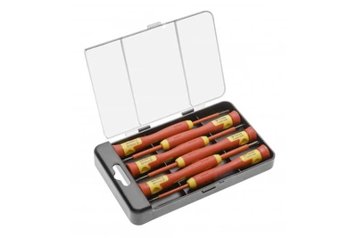 Комплект диэлектрических прецизионных отверток 1000V из стали Hogert HT1S986