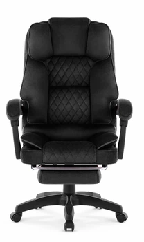 Офісне крісло Hell's Chair HC-1031 Black, велюрове