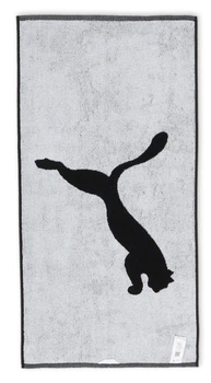 Полотенце Puma TEAM Towel Small черное 67% хлопок 33% полиэстер 50x100 см