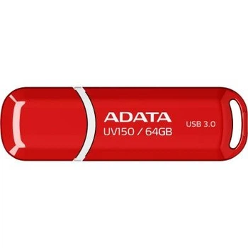 USB флеш накопитель ADATA 64GB UV150 Red USB 3.0 (AUV150-64G-RRD) ADATA AUV150-64G-RRD 1073377