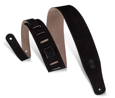 Ремень для гитары LEVY'S MS26-BLK Simply Suede Series (Black)