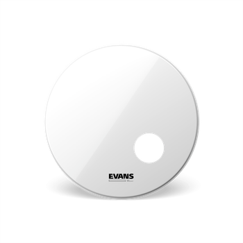 Пластик для бас-барабана Evans 22" EQ3 RESONANT Smooth White