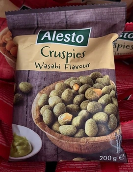 Арахис в хрустящей корочке Alesto Cruspies Wasabi Flavour (со вкусом васаби) 200 г