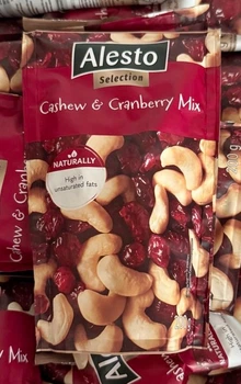 Суміш кеш'ю та журавлини Alesto Selection Cashew & Cranberry Mix 200 г