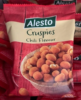 Арахис в хрустящей корочке Alesto Cruspies Chili Flavour (со вкусом чили) 200 г