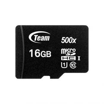 Карта памяти Team MicroSDHC 16Гб Class 10 UHS-I Черная
