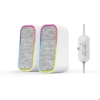 Компьютерные колонки FANTECH GS304 Groove, 6W, 2 Modes (Wired 1.9m, BT 5.3) Белый