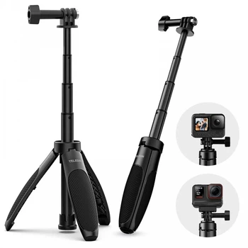 Мини-штатив монопод Telesin S1-MNP-01 15–40 см 2-в-1 для экшн-камер GoPro, DJI Osmo Action и Insta360