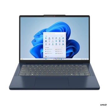 Ноутбук Lenovo IdeaPad Slim 3 (83K60097RM), AMD Ryzen 7 7735HS / 14″ / OLED / RAM 8 ГБ DDR5 / SSD 1 ТБ / AMD Radeon 680M Graphics / Без ОС / Синій