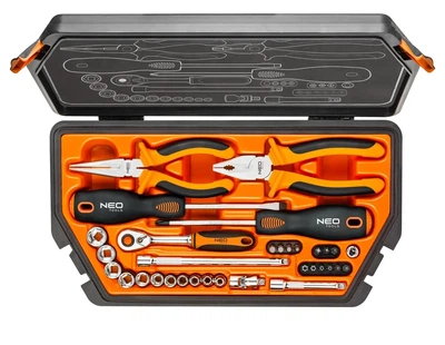 Набір інструментів Neo Tools 08-631 33 предмети набір в кейсі
