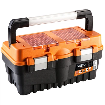 Ящик для инструмента Neo Tools 84-102 18 пластиковый с органайзером и алюминиевыми замками