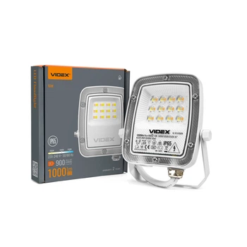 LED прожектор VIDEX F5 10W 3000-5000-6500K 230V White (VL-F5-010CW)
