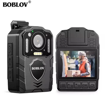 Нагрудный видеорегистратор Body Camera Boblov KJ25 - Full HD, ночная съемка, 3000 мА*ч, до 13 часов записи