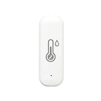 Датчик температури та вологості міні для розумного будинку Zigbee 3.0 2xAAA White (1087110)