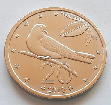 Монета Острови Кука 20 центів 2010