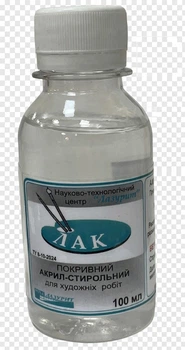 Лак акрил-стирольный покрывной 100мл Лазурит