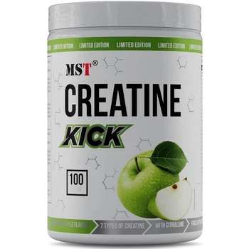 Креатин MST Creatine Kick 7in1 1000 г Sour green apple / Зелёное яблоко (Германия) комплексный креатин