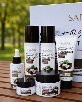 Набор для ухода за лицом SADOER Nourishing Coconut Oil 6 в 1