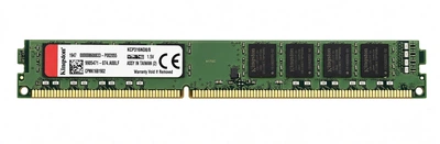 Оперативная память Kingston DDR3 8GB 1600MHz PC3-12800 VLP, non-ECC Unbuffered Б/У