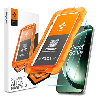 Защитное стекло Spigen Glas.tR Align Master ''S'' 2-Pack для OnePlus 15R Clear (AGL11398)