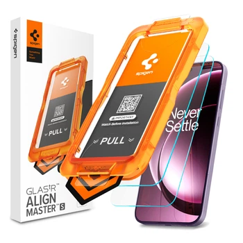 Защитное стекло Spigen Glas.tR Align Master ''S'' 2-Pack для OnePlus 15 Clear (AGL11333)