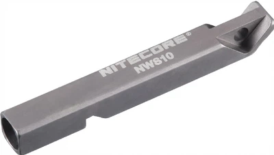 Рятувальний свисток з титанового сплаву Nitecore NWS10 (6952506490745)