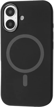 Чехол для смартфона Apple iPhone 16 BeCover FIBRA Silicone OmniMag Black (BC_716223)