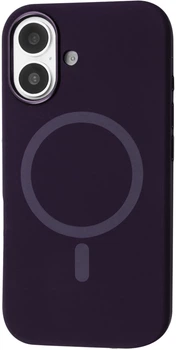 Чехол для смартфона Apple iPhone 16 BeCover FIBRA Silicone OmniMag Dark Purple (BC_716225)