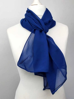 Шарф шовковий SunEarly (індіго) 160х30см