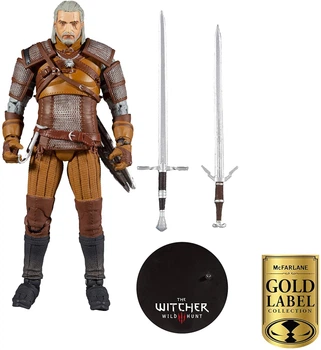 Фігурка Відьмак Геральт із Рівії Золота Колекція The Witcher Gaming Geralt McFarlane 13403-2