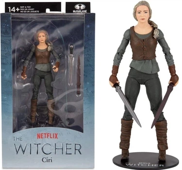 Фігурка Цирі Відьмак Геральт із Рівії Нетфлікс Netflix The Witcher Ciri McFarlane 13808