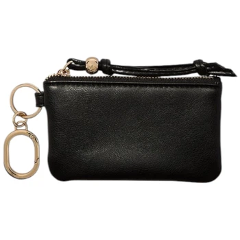 Кошелёк-монетница Victoria’s Secret Zip Coin Purse Keychain Black