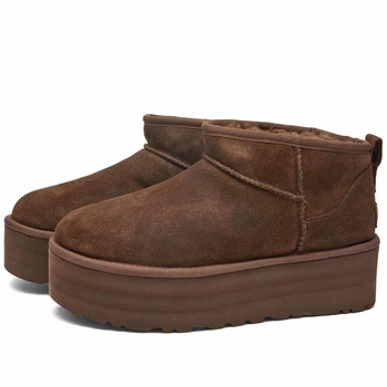 Уги на платформі UGG Classic Ultra Mini Platform Chocolate 40 розмір шоколадні