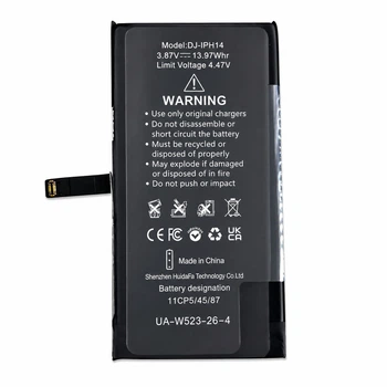 Батарея Deji 3610 mAh для iPhone 14 с контроллером сменный элемент питания для восстановления времени автономной работы смартфона