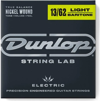 Струны для электрогитары Dunlop DEN1362 Nickel Wound Electric Baritone Guitar Strings (13-62)