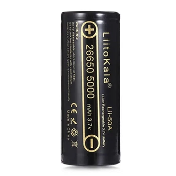 Аккумулятор LiitoKala 26650 5000mAh 50A