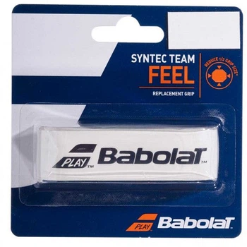 Ручка Babolat Syntec Team белая для теннисной ракетки унисекс высококачественная ручка грип для тенниса