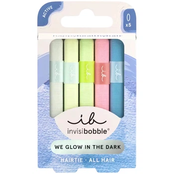 INVISIBOBBLE Hair Tie Glow In The Dark Гумка-браслет для волосся, 5 шт