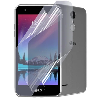 Плёнка гидрогелевая для LG K4 2017 глянцевая противоударная на прозрачная