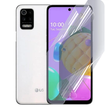 Плёнка гидрогелевая для LG Q52 МАТОВАЯ противоударная на прозрачная
